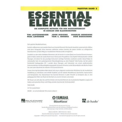 De Haske Essential Elements Score 2