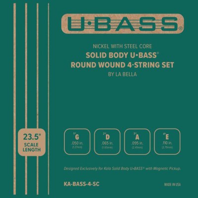 Kala U-Bass 4-string Set Roundwound