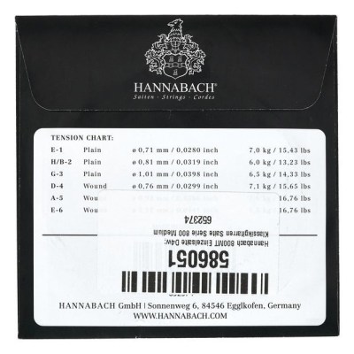 Hannabach 800MT single String D4w