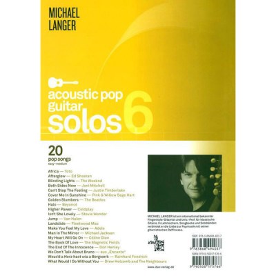 Edition Dux Acoustic Pop Guitar Solos 6