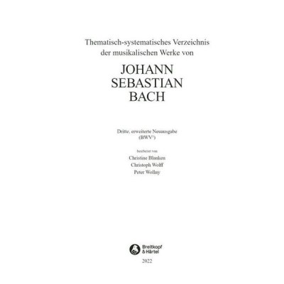 Breitkopf & Härtel Bach-Werke-Verzeichnis