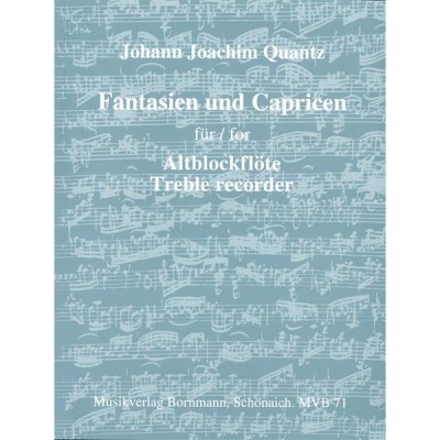 Johannes Bornmann Quantz Fantasien und Capricen