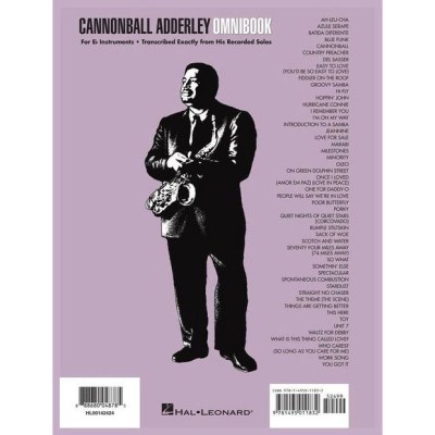 Hal Leonard Cannonball Adderley Omni Eb