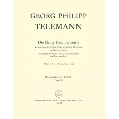 Bärenreiter Telemann Kleine Kammermusik