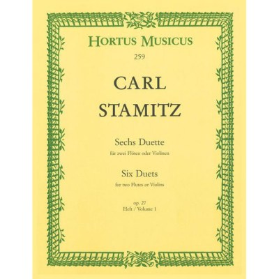 Bärenreiter Stamitz Sechs Duette 1