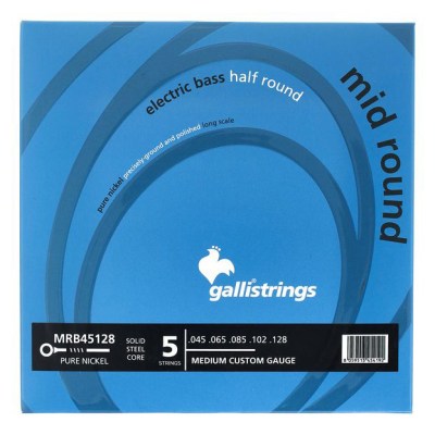 Galli Strings MRB45128 Bass Half Round