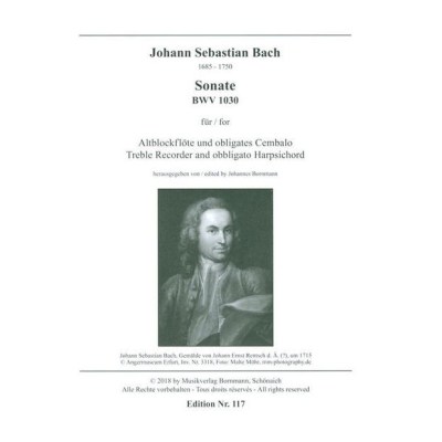 Johannes Bornmann Bach Sonate h-moll BWV 1030