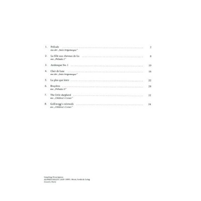 Universal Edition Debussy Ausgewählte Stücke