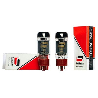 Svetlana 6L6GC Tubes Matched Quartett