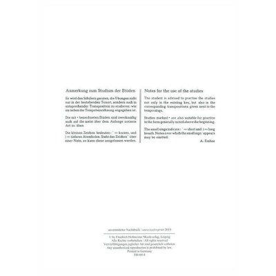 Friedrich Hofmeister Verlag Kopprasch 60 Etüden Horn 1