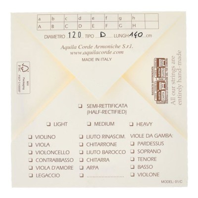 Aquila 120D140 Wound NG Lute String