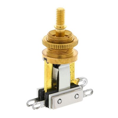 Switchcraft Short Toggle Switch Brass