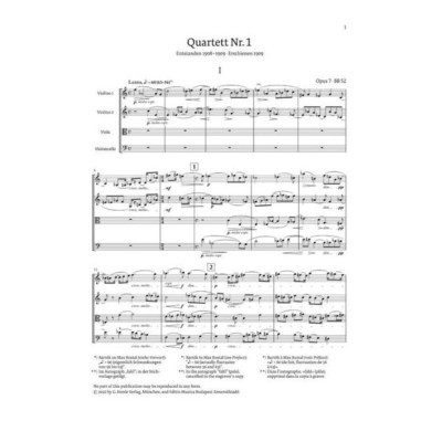 Henle Verlag Bartok Streichquartette