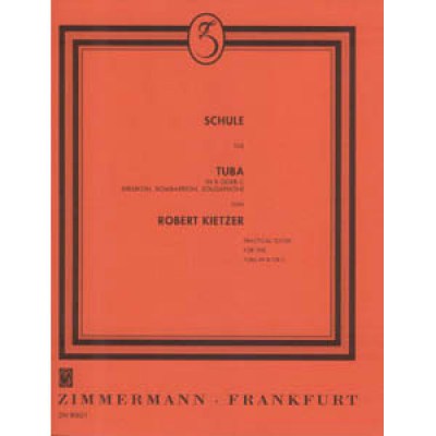 Zimmermann Verlag Kietzer Schule Fur Tuba