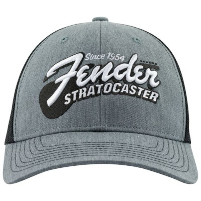 Fender Strat Guitar Hat Heather Grey