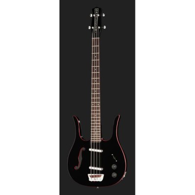 Danelectro 58 Longhorn Bass Black Red