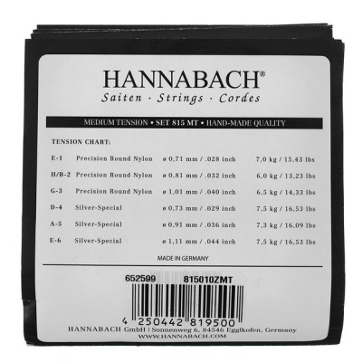 Hannabach 815 MT 10 String Classic Set