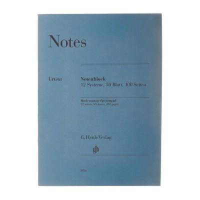 Henle Verlag Notenblock