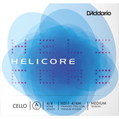 Daddario H511-4/4M Helicore Cello A