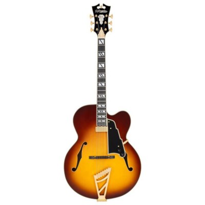 DAngelico Excel EXL1 Dark Iced Tea Burst