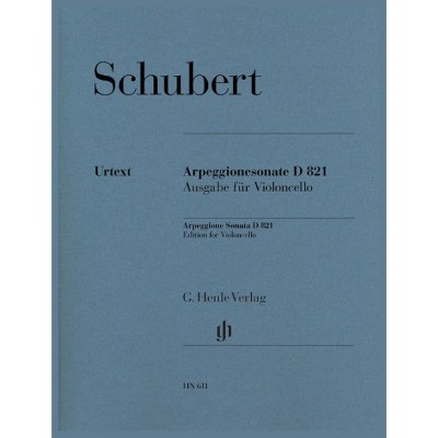 Henle Verlag Schubert Sonate D 821 Cello