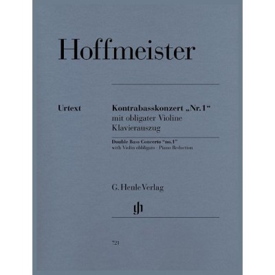 Henle Verlag Hoffmeister Kontrabasskonzert