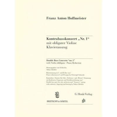 Henle Verlag Hoffmeister Kontrabasskonzert