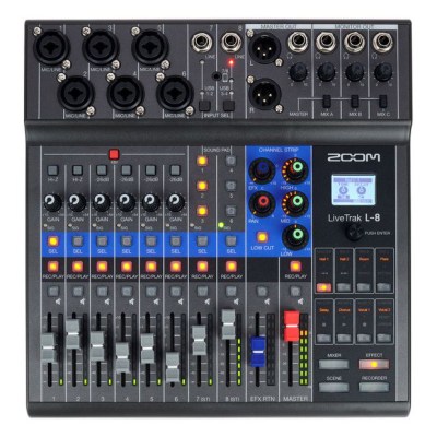Zoom LiveTrak L-8 Case Bundle