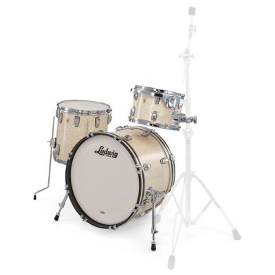Ludwig Legacy Maple Downbeat V.White