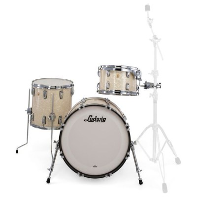Ludwig Legacy Maple Downbeat V.White