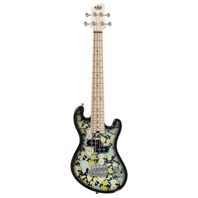 Kala U-Bass 4 Fretted Floral Black
