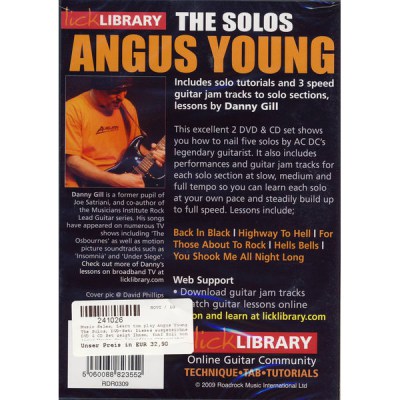 Music Sales Angus Young The Solos