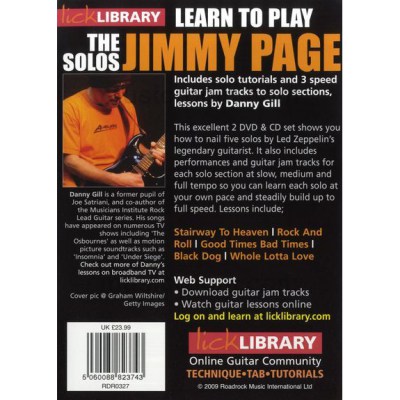 Music Sales Jimmy Page The Solos