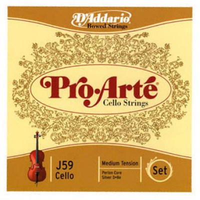 Daddario J59 Pro Arte Cello Strings 3/4