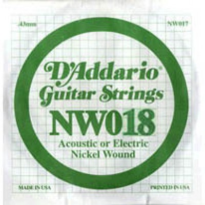 Daddario NW018 Single String