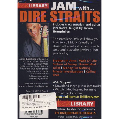 Hal Leonard Lick Library Jam Dire Straits