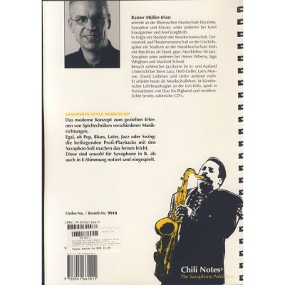 Musikverlag Chili Notes Saxophone Style Workshop