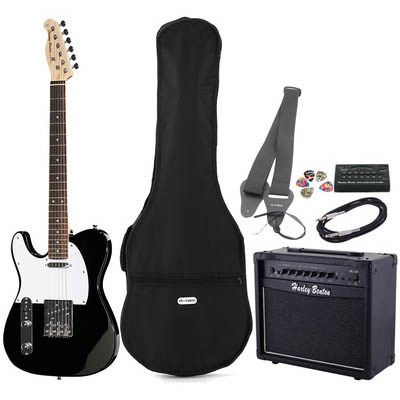 Harley Benton TE-20 BK LH Standard Set 2