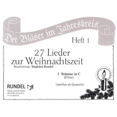 Musikverlag Rundel 27 Lieder Weihnacht 1C