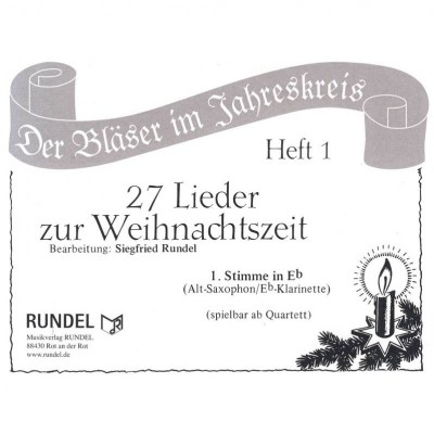 Musikverlag Rundel 27 Lieder Weihnacht 1 Eb