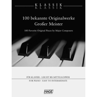 Hage Musikverlag Klassik Klassik 100 Orig-Werke