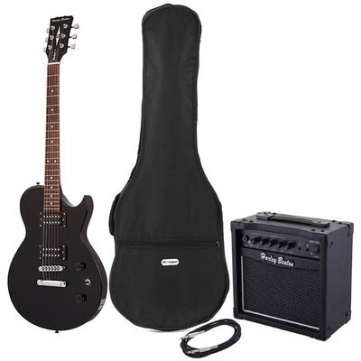 Harley Benton SC-200 BK Student Serie Bundle