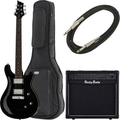Harley Benton CST-24 BK Bundle