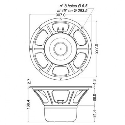 Jensen P12N Alnico Vintage 16Ohm