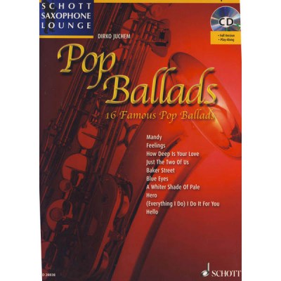 Schott Pop Ballads for Tenorsax