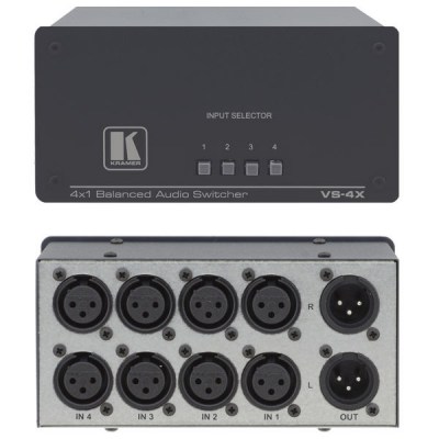 Kramer VS-4X Passive Stereo Switch
