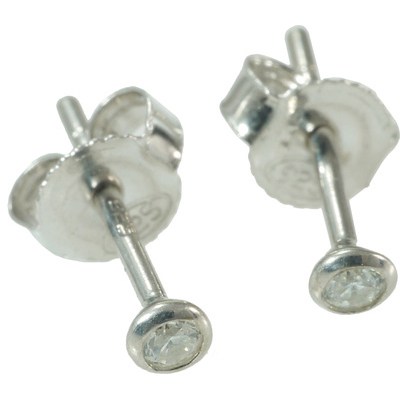 Rockys Silver Stud Earrings 2,7 mm