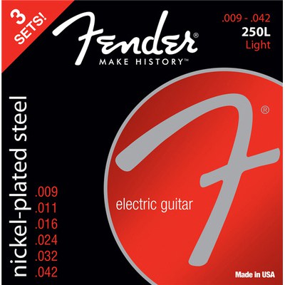 Fender 250L-3-packs Guitar Strings