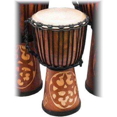 Terre Djembe Carved Ornament 40cm