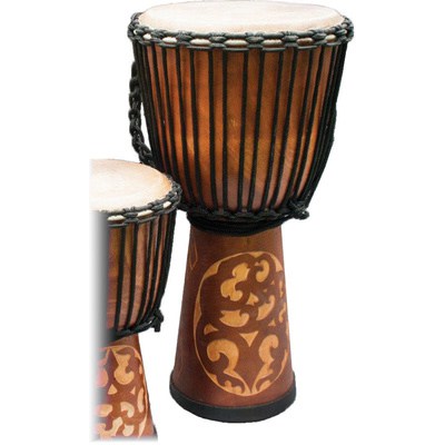 Terre Djembe Carved Ornament 60cm